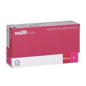 easyCARE BERRY rękawice nitrylowe bezpudrowe malinowe (100 szt.)