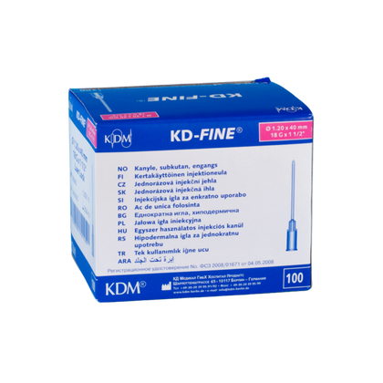 Igła 1,2 x 40 mm 18 G (100 szt.) - KD
