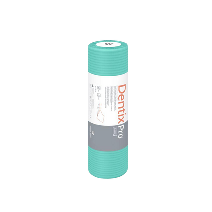 Serwety podfoliowane w rolce 33 cm x 19,2 m, perforacja co 48 cm - DentixPro, zielone