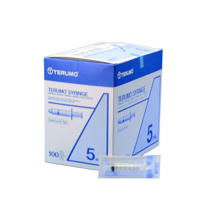 Strzykawka trzyczęściowa 5 ml, LL (100 szt.) - TERUMO