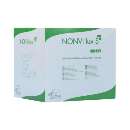 Kompresy włókninowe NONVI lux S, jałowe 10 x 10 cm (10 x 10 szt.)