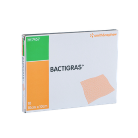 Bactigras opatrunek 10 x 10 cm. (10 szt.)