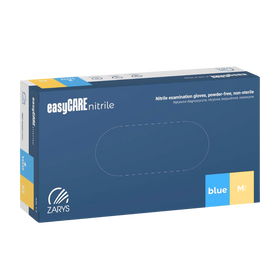 easyCARE rękawice nitrylowe bezpudrowe niebieskie (100 szt.)