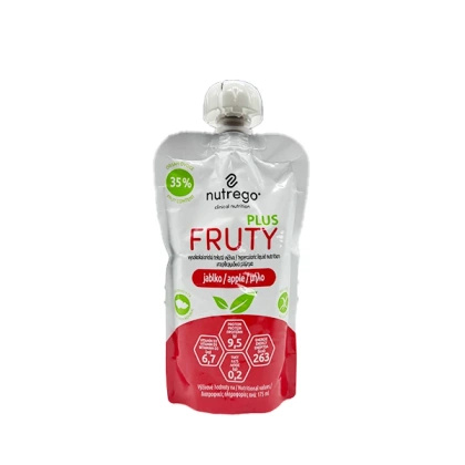 Nutrego FRUTY PLUS 4 x 175 ml z zawartością jabłka