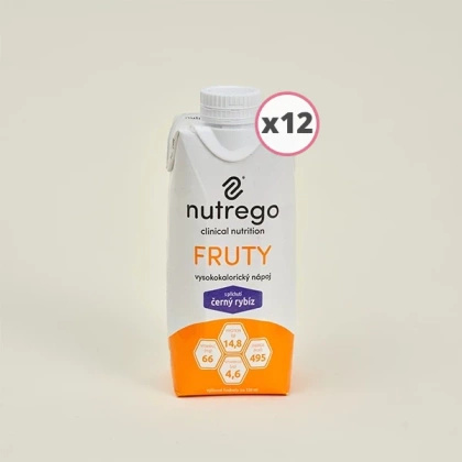 Nutrego FRUTY 12 x 330 ml o smaku czarnej porzeczki