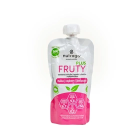 Nutrego FRUTY PLUS 4 x 175 ml z zawartością malin