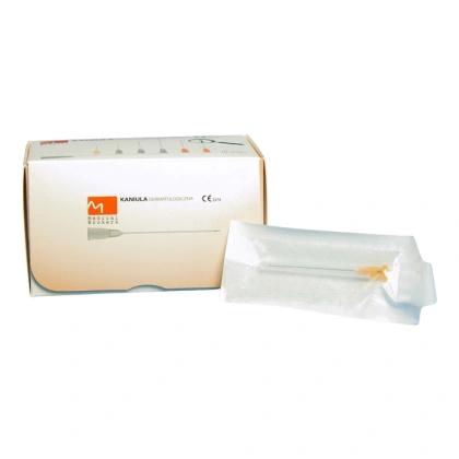 Kaniula dermatologiczna 22G 0,7 x 50 mm z zamkniętym końcem i otworem bocznym (1 szt.)