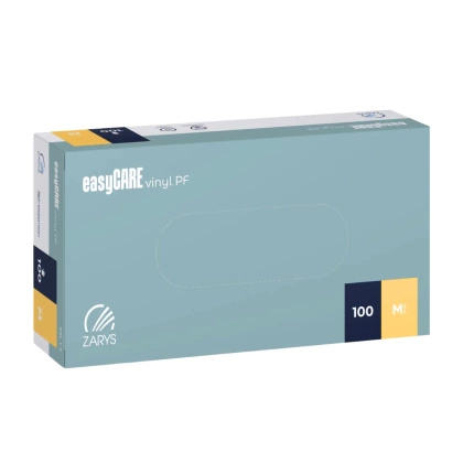easyCARE rękawice winylowe bezpudrowe (100 szt.)