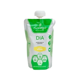 Nutrego DIA 12 x 200 ml  o smaku orzechowym - płynna dieta dla cukrzyków