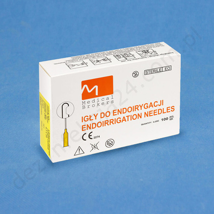 Igła do płukania z otworem bocznym 0,3 x 25 mm 30 G (100 szt.) - MB