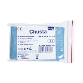 Chusta trójkątna z włókniny NIEBIESKA - Matopat