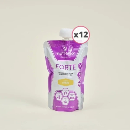 Nutrego FORTE 12 x 200 ml o smaku orzechowym