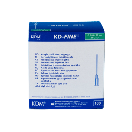 Igła 0,8 x 50 mm 21 G (100 szt.) - KD
