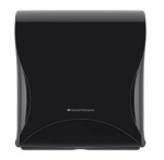 Dozownik do ręczników w składce ZZ, czarny - BulkySoft