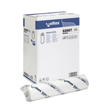 Podkład w rolce, medyczny, celulozowy, 60 cm x 80 m (6 szt.) - biały Celtex