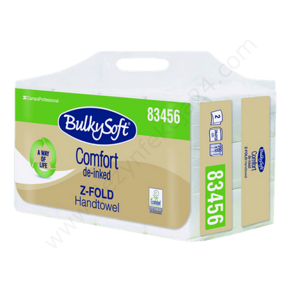 Ręcznik Z-Fold, biały 24 x 21 cm (2400 szt.) - BulkySoft