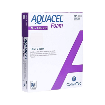 Aquacel Foam N/ADH - opatrunek 15 x 15 cm. (5 szt.) - ConvaTec