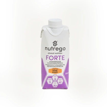 Nutrego FORTE 12 x 330 ml o smaku orzechowym
