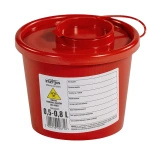 Pojemnik na odpady medyczne 0,5 - 0,8 L okrągły - Intergos