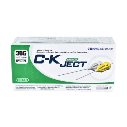 Igła do karpuli stomatologiczna 0,3 x 25 mm 30 G (100 szt.) C-K JECT