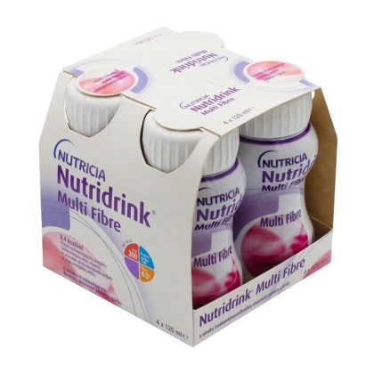 Nutridrink MULTI FIBRE truskawka 125 ml (4 szt.)