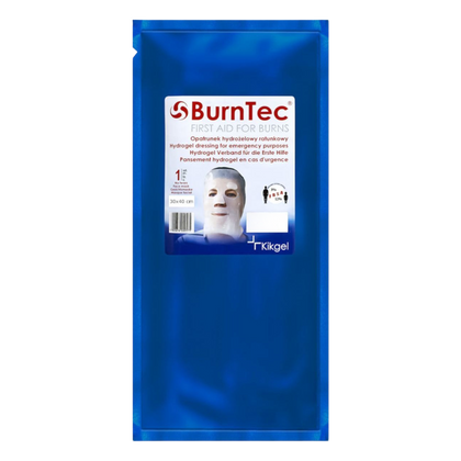 Opatrunek BurnTec hydrożelowy na twarz 30 x 40 cm
