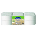 Papier toaletowy mini Jumbo 2-warstwowy, biały, 120 m (12 rolek), kompatybilny z T2 - BulkySoft