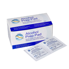 Alcohol Prep Pad - gaziki do dezynfekcji skóry 110 x 90 mm (100 szt.)