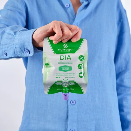 Nutrego DIA 12 x 500 ml o smaku neutralnym do zgłębnika / PEG [KRÓTKA DATA]