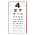 Tablica okulistyczna CYFRA - obraz prosty