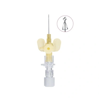 Kaniula Vasofix Safety Pur 24G 0,7 x 19 mm żółta, z osłoną i portem do iniekcji - Braun