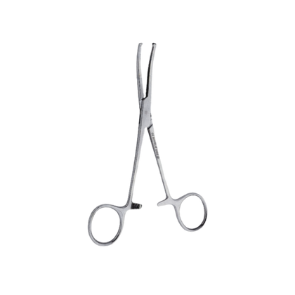 Kleszczyki Kocher 14 cm, zakrzywione, sterylne