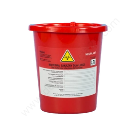 Pojemnik na odpady medyczne 0,7 L okrągły - Neuplast