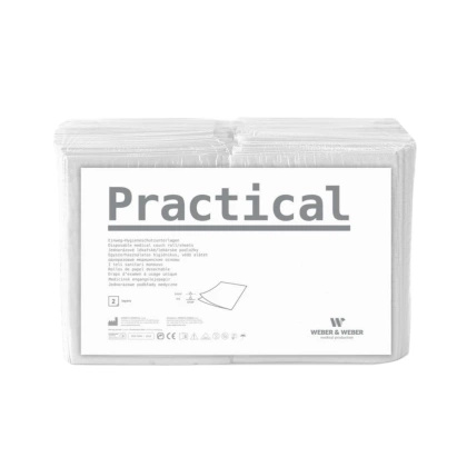 Podkłady składane Practical 33 x 48 cm (100 szt.) - Białe