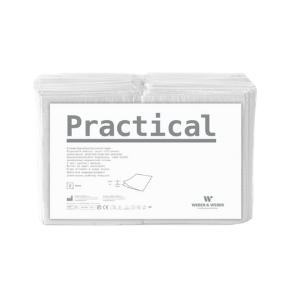 Podkłady składane Practical 33 x 48 cm (100 szt.) - Białe