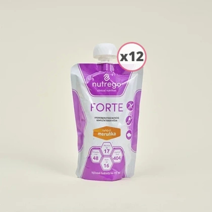 Nutrego FORTE 12 x 200 ml o smaku morelowym