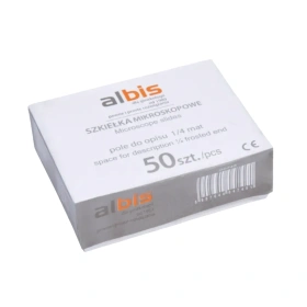 Szkiełka mikroskopowe nieszlifowane Z MATEM (50 szt.)