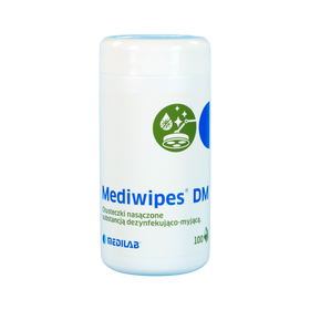 Chusteczki Mediwipes DM do delikatnych powierzchni (100 szt.) TUBA