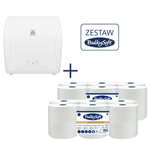 Zestaw BulkySoft 1 (2 x ręcznik 98925 + 1 x dozownik 01371)