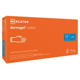 DERMAGEL - Rękawice lateksowe bezpudrowe (100 szt.)