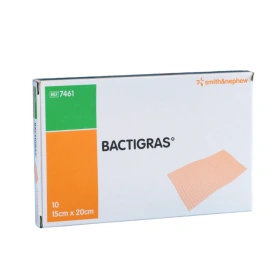 Bactigras opatrunek 15 x 20 cm. (10 szt.)