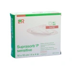 Opatrunek piankowy SUPRASORB P Sensitive border 10 x10 cm (10 szt.)
