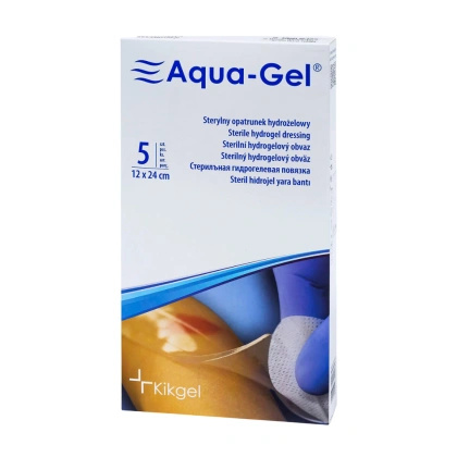 Aqua-gel opatrunek hydrożelowy 12 x 24 cm (5 szt.)