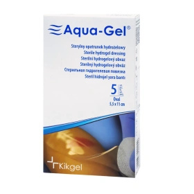 Aqua-gel opatrunek hydrożelowy owal 5,5 x 11 cm (5 szt.)