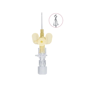 Kaniula Vasofix Safety Pur 24G 0,7 x 19 mm żółta, z osłoną i portem do iniekcji - Braun