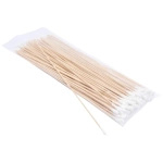Pałeczka do wymazów drewniana z wacikiem 23 cm. niesterylna (op. 100 szt.)