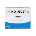 Strzykawka do tuberkuliny 1 ml z igłą nakładaną 25G 0,5 x 16 mm (100 szt.) - KD-JECT
