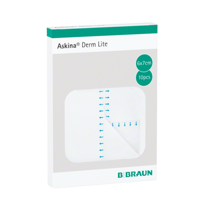 Opatrunek pod rurkę - Askina Derm Lite 6 x 7 cm (10 szt.)