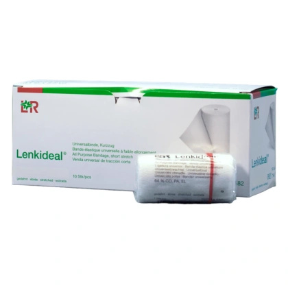 Opaska elastyczna z zapinką LENKIDEAL 10 cm x 5 m