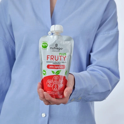 Nutrego FRUTY PLUS 4 x 175 ml z zawartością jabłka